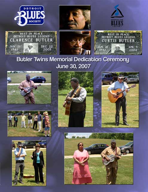 Sunset Hills Cemetery - Detroit Blues Society - June 2007